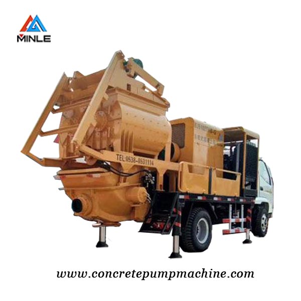 concrete mixer pump truck