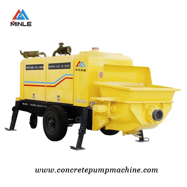 concrete pump trailer 