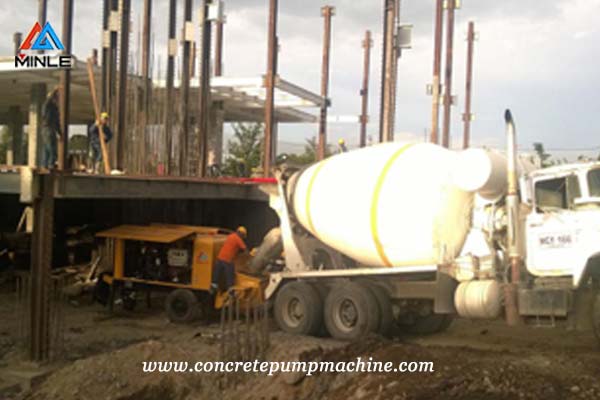 Concrete Pump Trailer for building construction