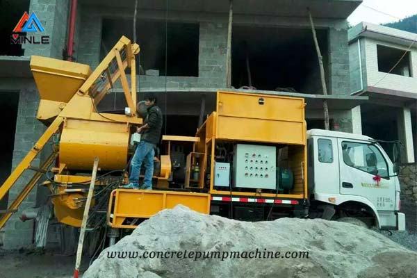 Truck Mounted Concrete Mixer Pump Price