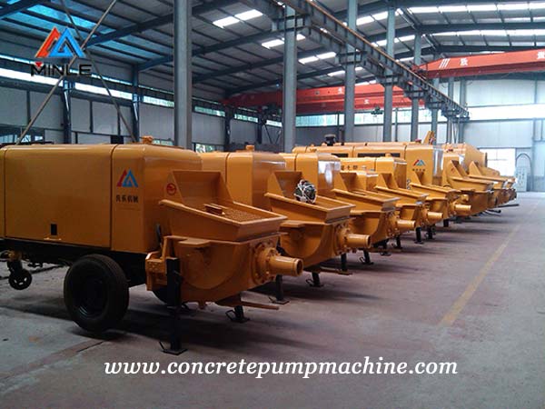 concrete pump machine factory