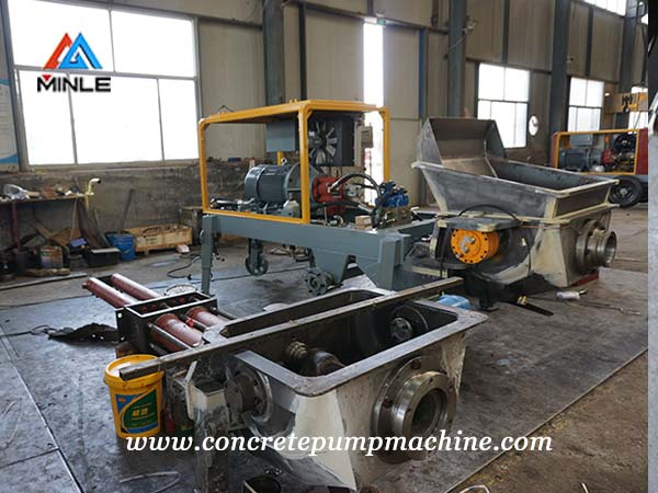 concrete pump truck assembly