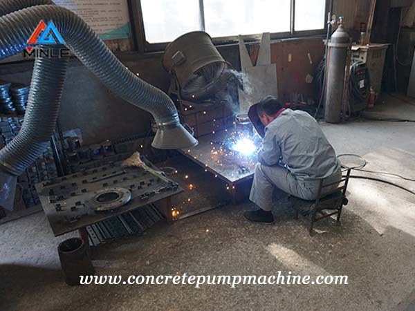 concrete pump welding