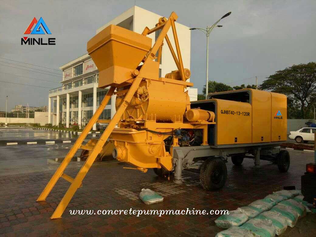 Diesel Concrete Mixer and Pump price was Exported to Bangladesh