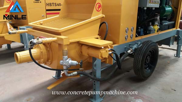 Shotcrete Pump HBTS30-10-85R was Export to New Zealand