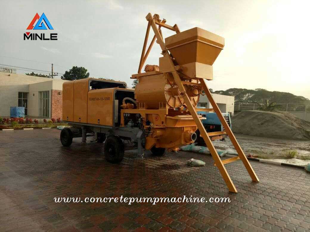 concrete Mixer and Pump was Exported to Bangladesh