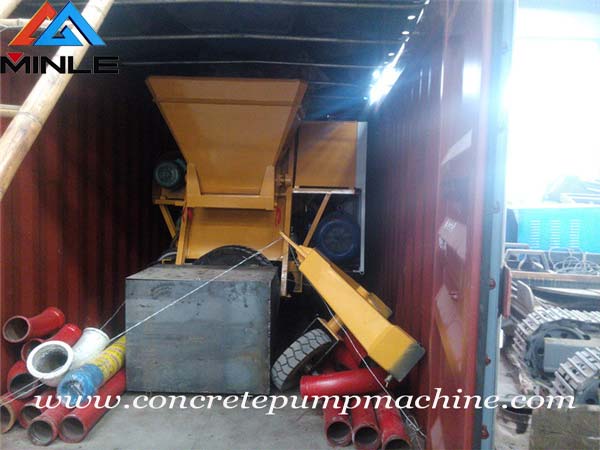 Concrete Mixer Pump was Exported to Dubai