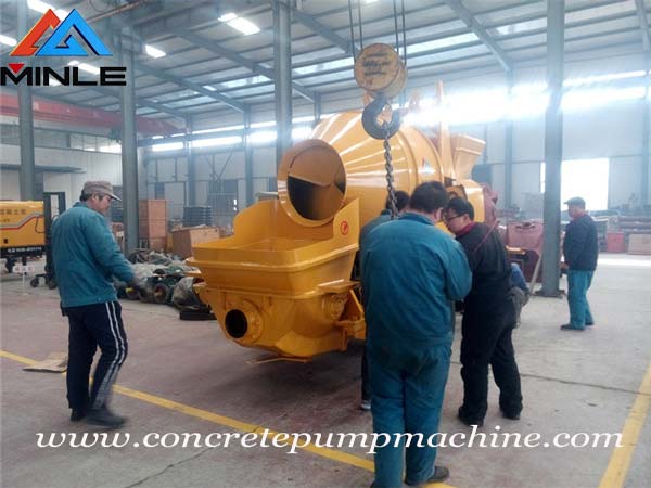 Concrete Mixer Pump was Exported to Dubai