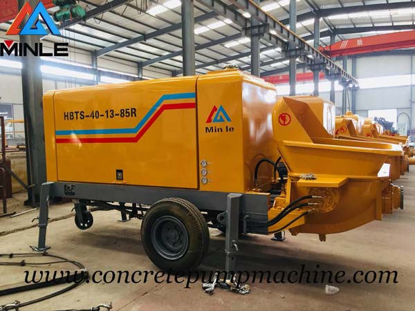 Concrete Trailer Pump was Exported to Philippines