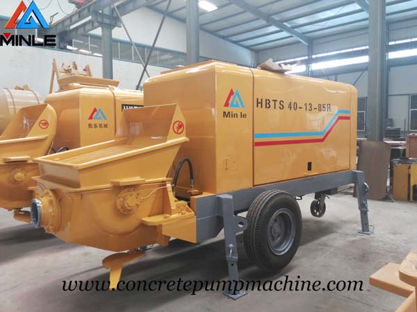 Diesel Concrete Trailer Pump was Exported to Philippines