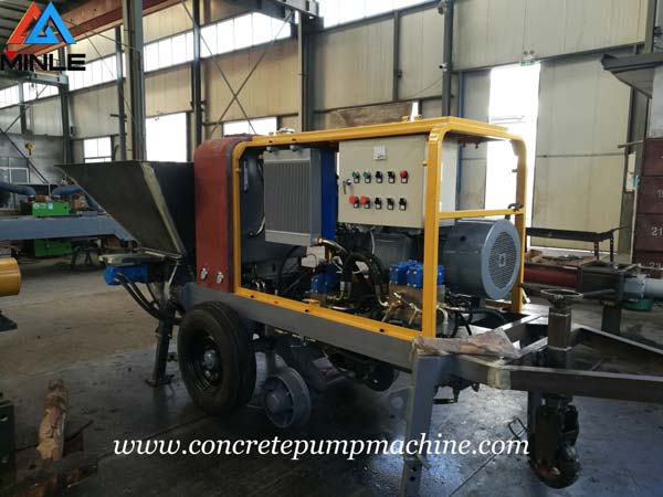 Four Sets Mining Concrete Pump were Exported to Vietnam