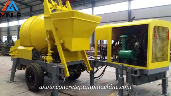 Trailer Concrete Mixer Pump was Exported To Philippines