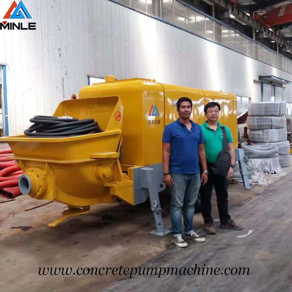 Trailer pumpcrete was exported To Philippines