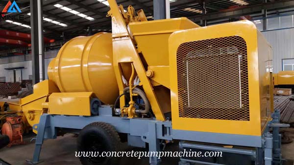 Diesel Concrete Mixer with Pump Machine Was Exported to Philippines