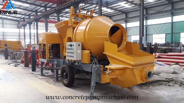 Diesel Concrete Mixer with Pump Was Exported to Philippines