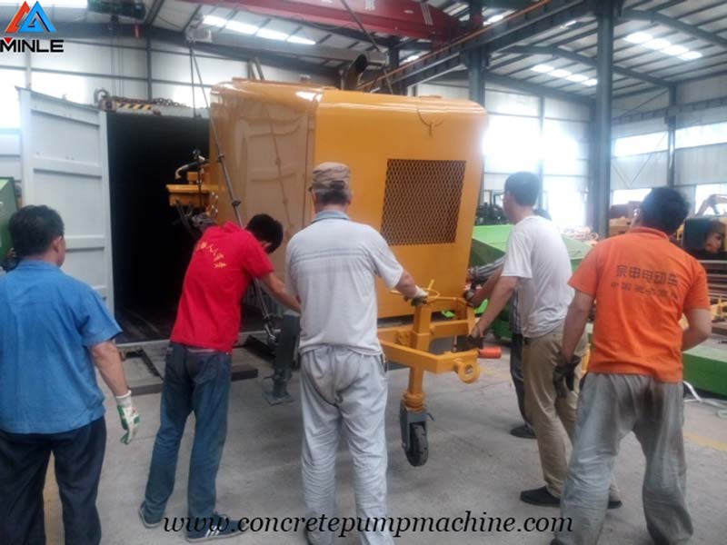 Second Mini Shotcrete Pump Machine Order from SPAIN Client Second Mini Shotcrete Pump Machine Order from SPAIN Client
