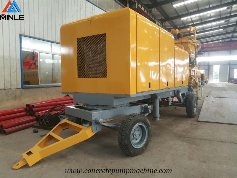 concrete mixer pump was exported to Ghana