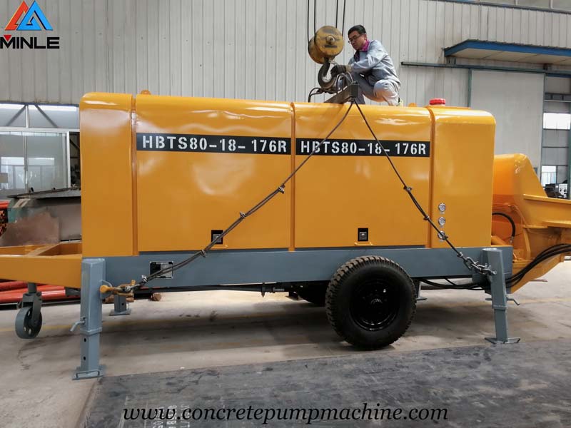 Concrete Pump for Building in Indonesia Concrete Pump for Building in Indonesia
