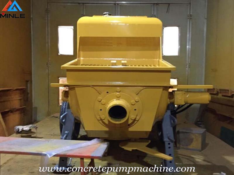 Electric Concrete Pump Trailer was Exported to Russia Electric Concrete Pump Trailer was Exported to Russia