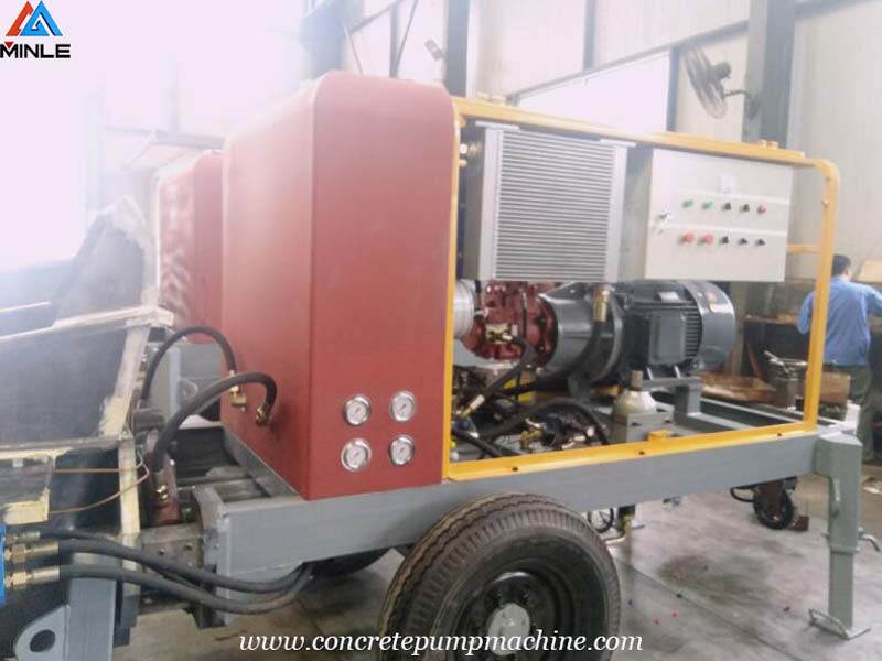 Electric Concrete Pump was Exported to Russia Electric Concrete Pump was Exported to Russia
