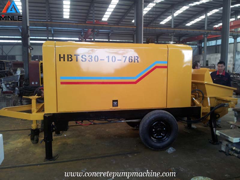 Trailer Mounted Concrete Pump Was Exported to THAILAND