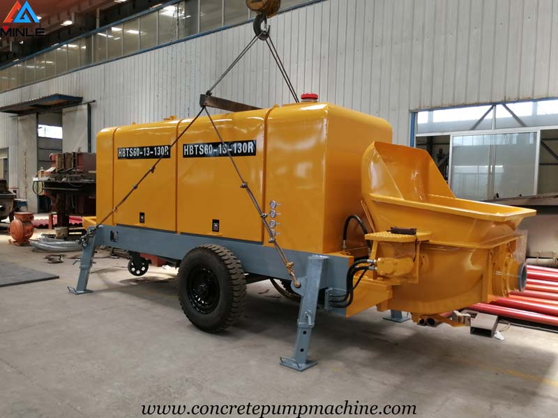 60 Cubic Meters Per Hour Portable Concrete Pump for Sale in Philippines