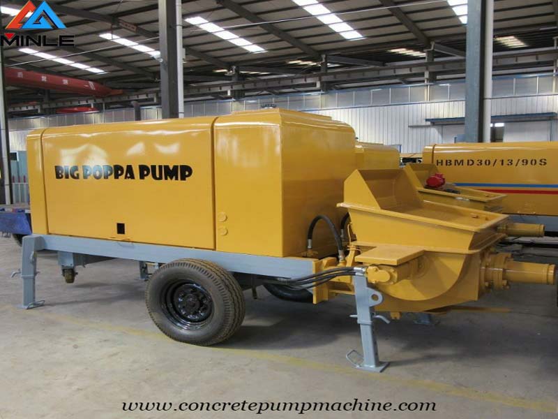 Trailer Concrete Mobile Pump to Philippines