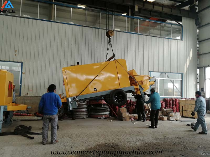 Mini Shotcrete Pump Was Exported to Colombia Mini Shotcrete Pump Was Exported to Colombia
