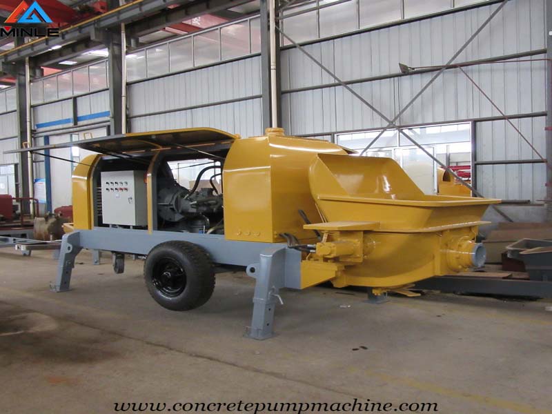 Trailer Concrete Pump Application and Features