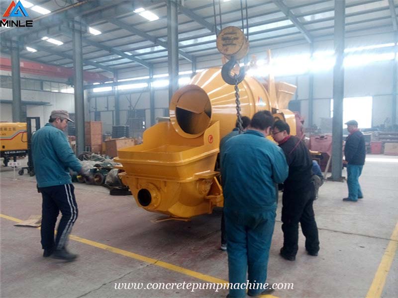 Electric Concrete Mixer Pump Was Exported to Indonesia