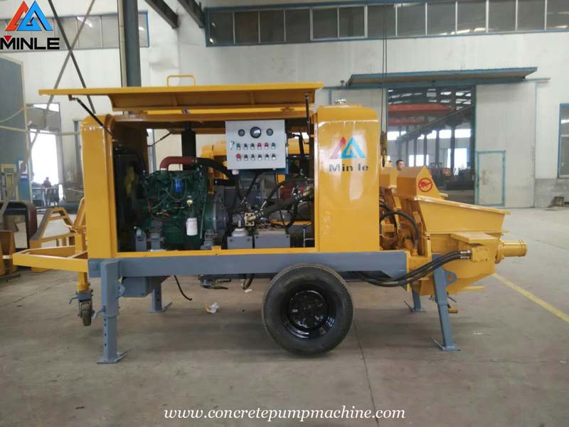 Small Concrete Pump Was Exported to Fiji