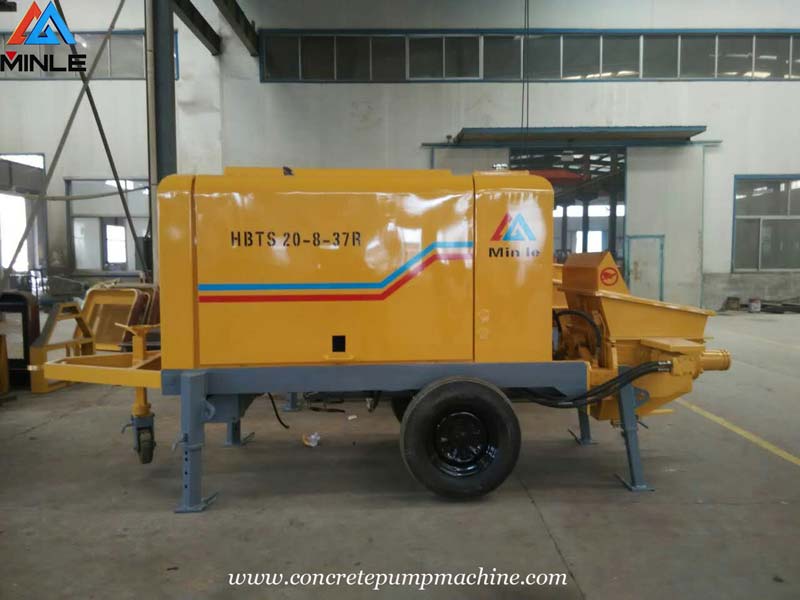 Small Size Concrete Pump Was Exported to Fiji