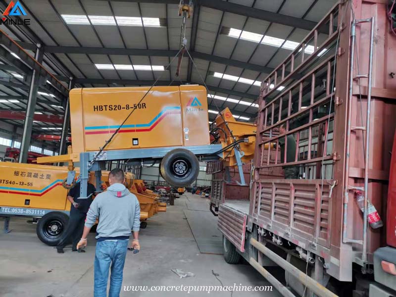 Diesel Concrete Pump Was Exported to Myanmar