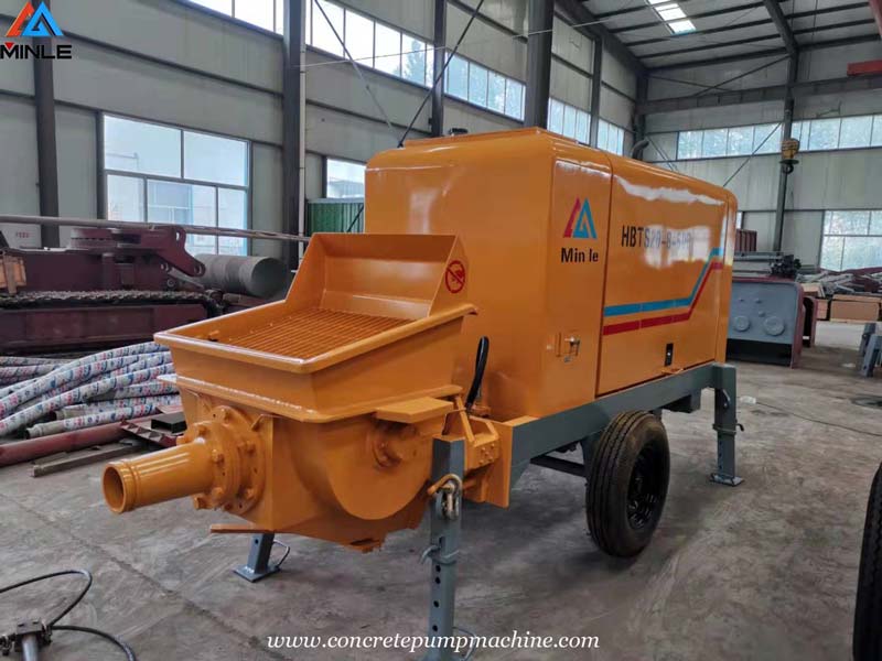 Diesel Mini Concrete Pump Was Exported to Myanmar