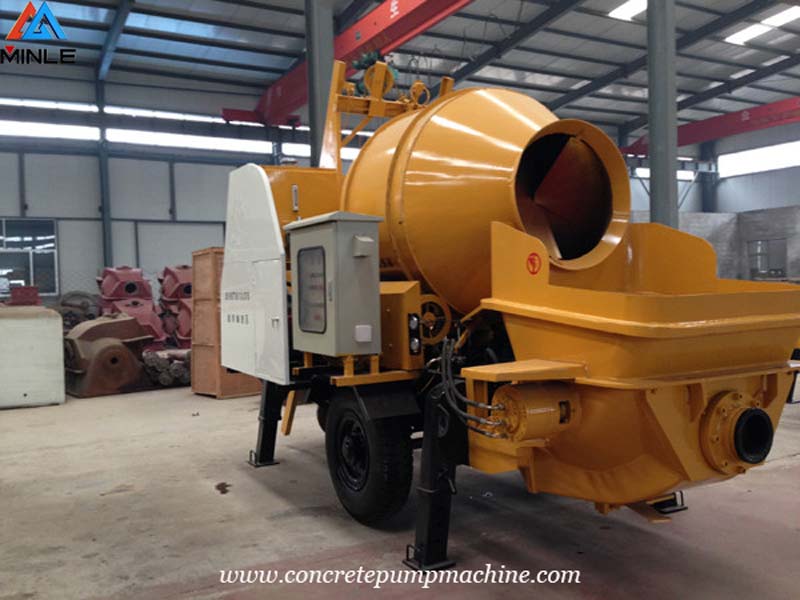 Diesel Pumpcrete Mixer was Export to Nigeria