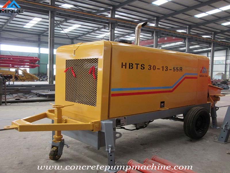 Portable Concrete Diesel Pump was Exported to America