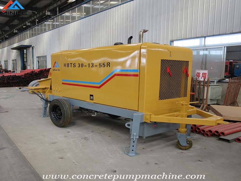 Portable Concrete Pump was Exported to America