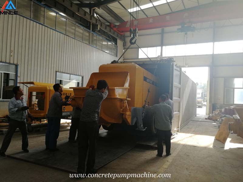 Ready Mix Pump was Exported to Russia