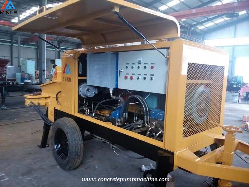 Electric Concrete Pump was Export to Cambodia
