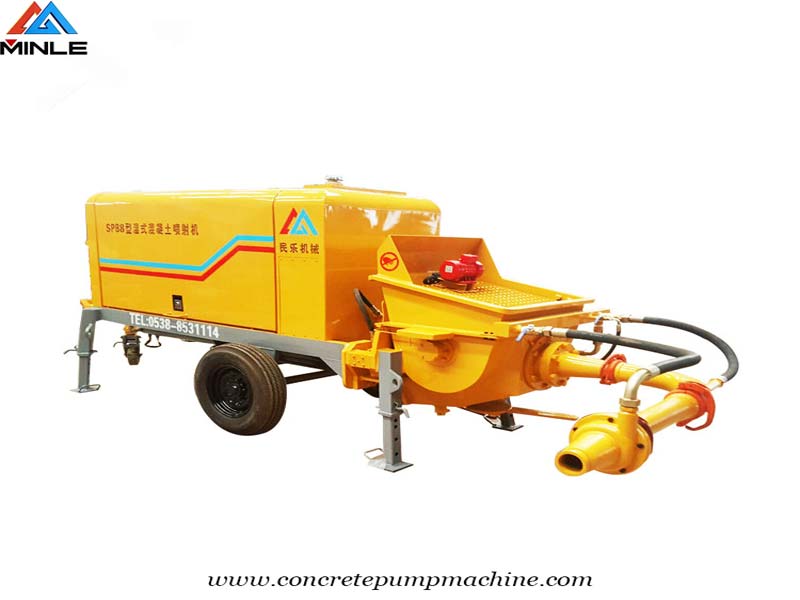 Dual-use Shotcrete Machine SPB8